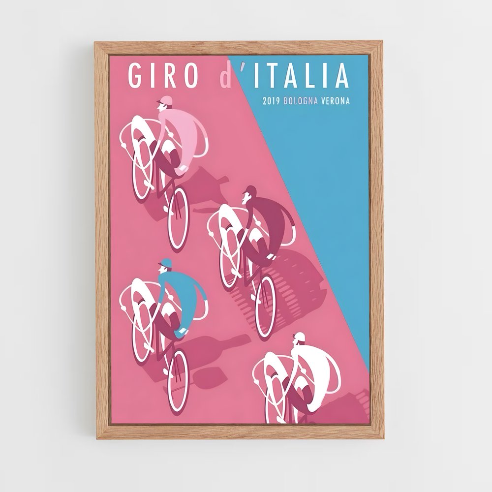 Poster Giro d'Italia 2019: L'Épopée Rosée – affiche Cyclisme (vue 4)